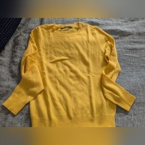 Quince Sunlit Yellow Knit Top